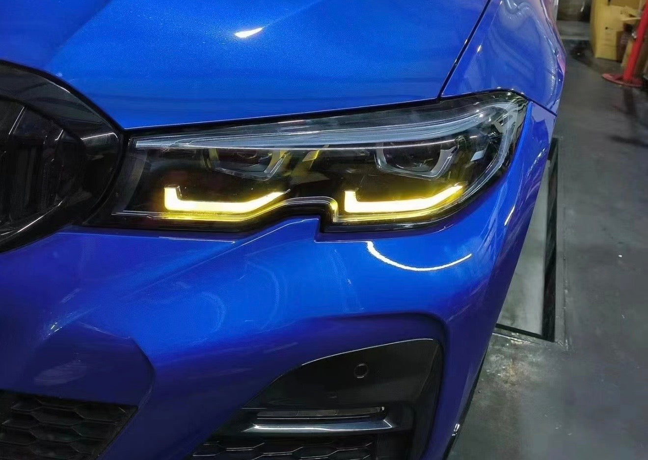 Dual Colour DRL Modul Weiß Gelb CS Look G20 G21 Laserlicht