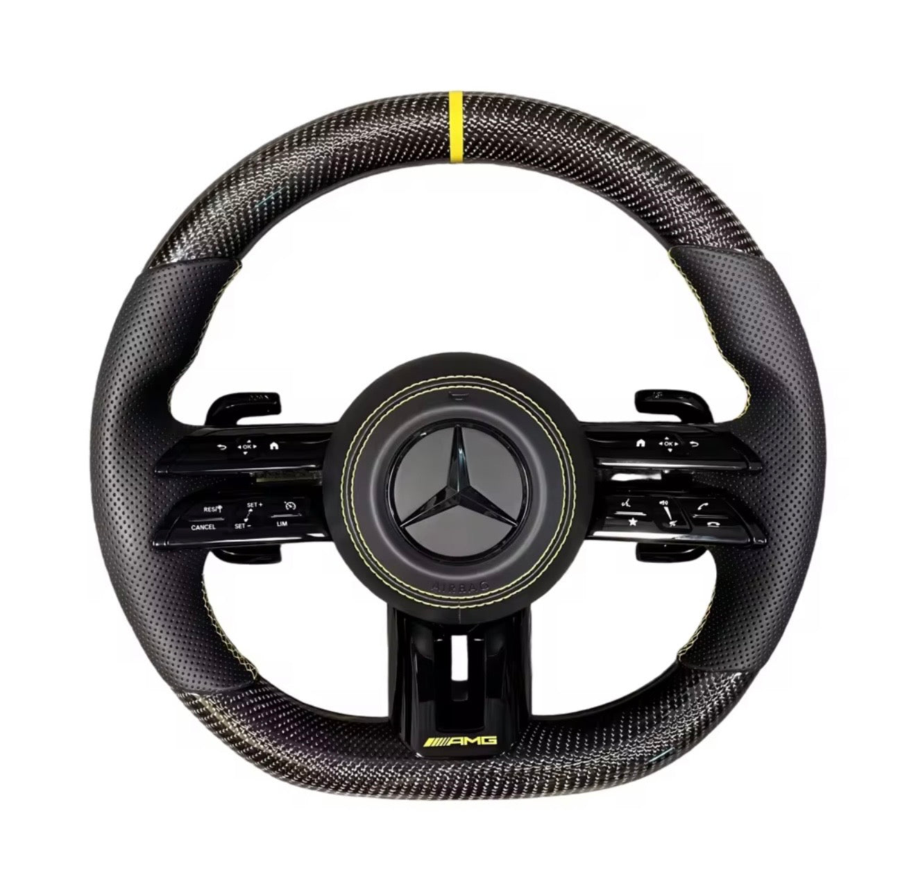 Custom Lenkrad mit Schaltanzeige – passend für Mercedes AMG Modelle ab 2021