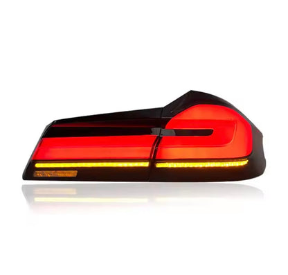 G30 Black Line LED Rücklichter LCI Optik Detailansicht