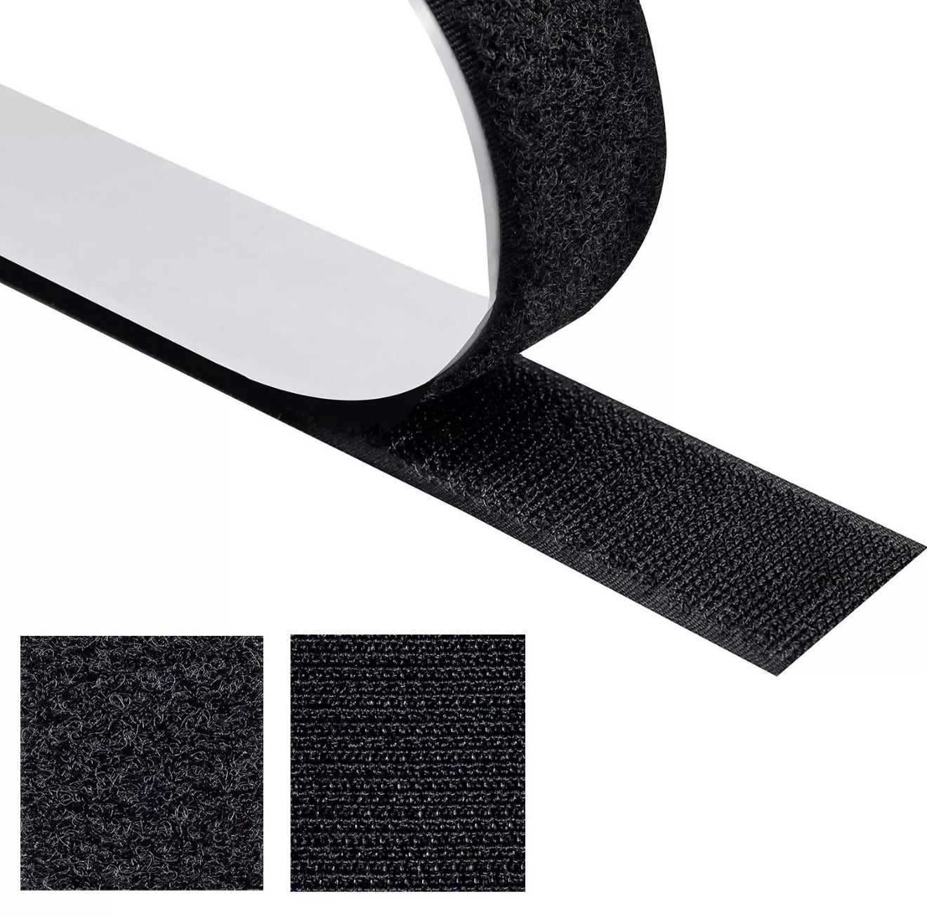 2x License Plate Holder Velcro Frameless Universal Black