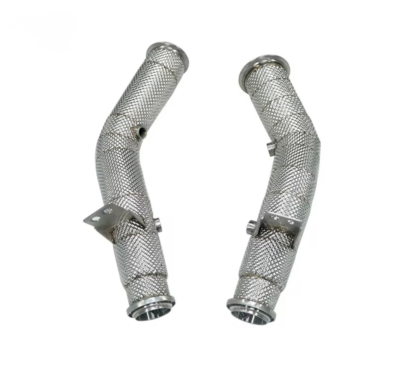Mercedes AMG C43 E43 Catless Downpipe mit Hitzeschutz