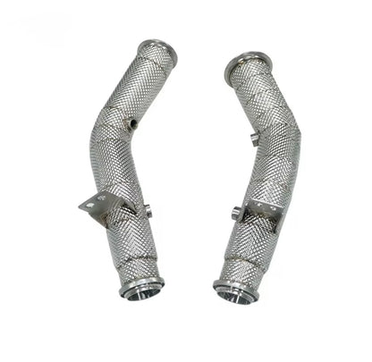 Mercedes AMG C43 E43 Catless Downpipe mit Hitzeschutz
