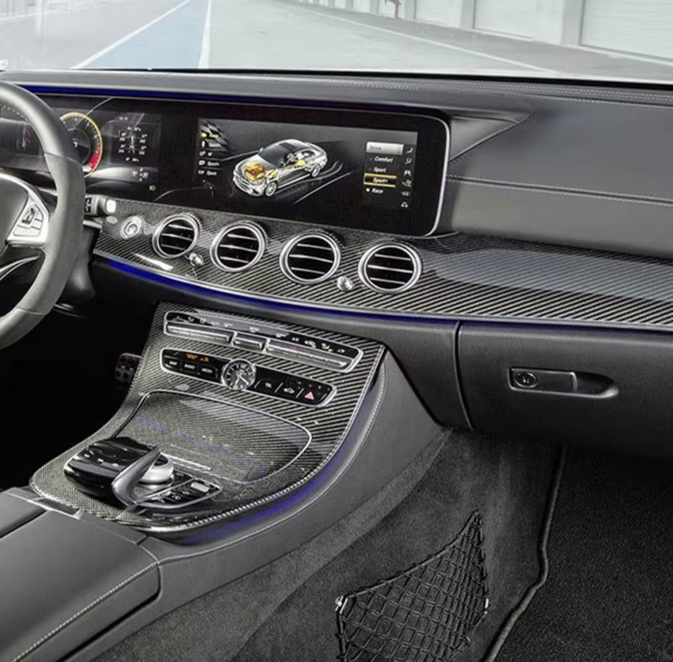 Mercedes AMG E63 W213 Carbon Armaturenbrett Zierleisten